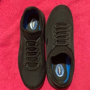 Black slip on sneakers